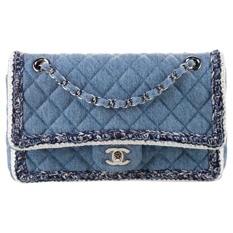 chanel denim flap bag 2019|chanel denim shoulder bag.